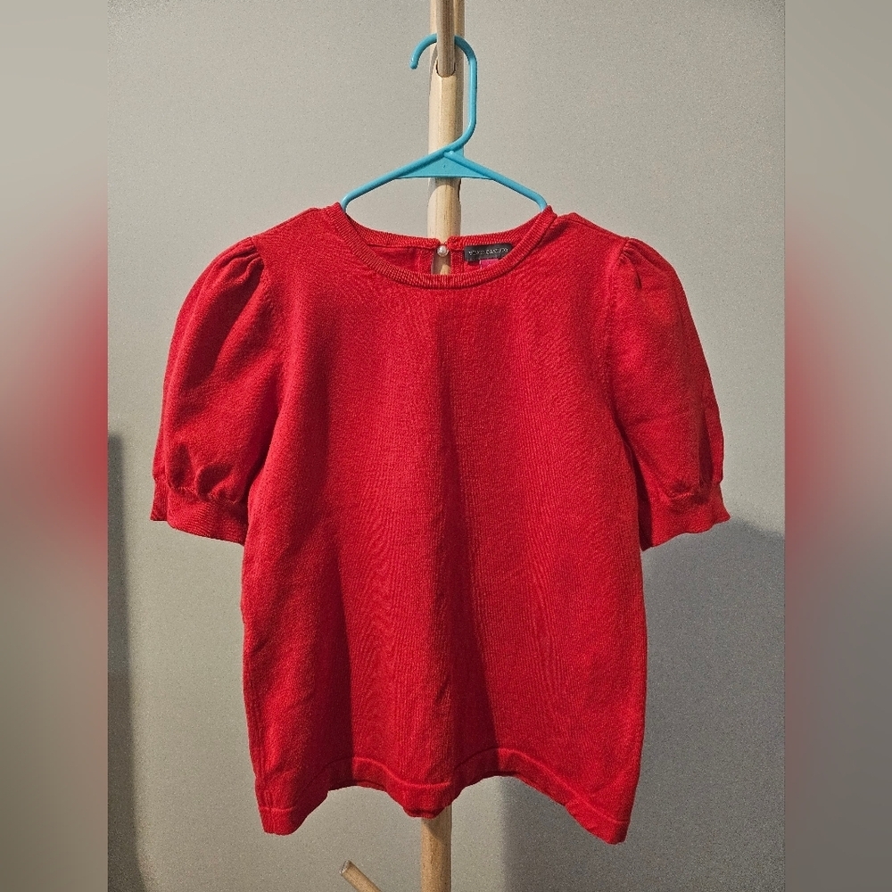 Vince Camuto Red Sweater, Small